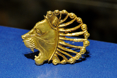 Museum of Antiquities – Persian lion jewellery