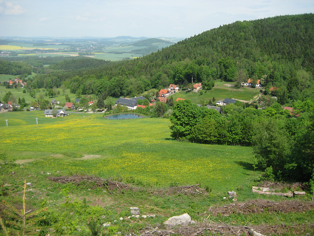 Blick von der Hubertusbaude