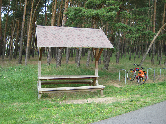 Dahmeradweg - Rastplatz bei Sagritz