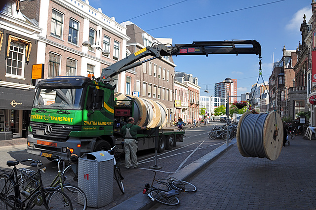 Delivery of a new cable