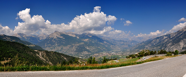 Holiday 2009 – Descend on the north side of the col de la Bonette