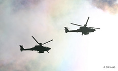 Apaches flyby.