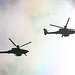 Apaches flyby.