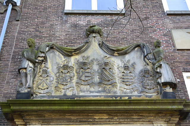 Entrance to the former building of Brill publishing house