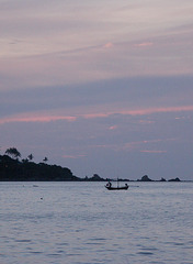 Off fishing at dawn