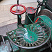 Stoom- en dieseldagen 2012 – Seat & controls of a diesel engine