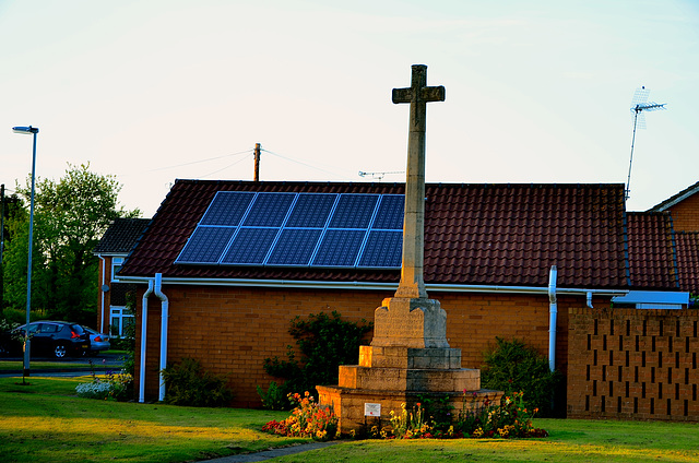 Evening light on Haughton War Memorial