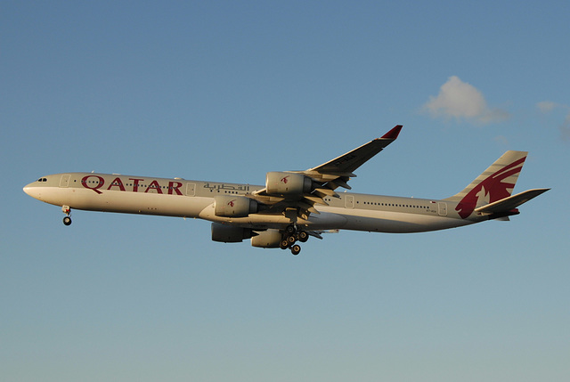 A7-AGA A340-642 Qatar Airways