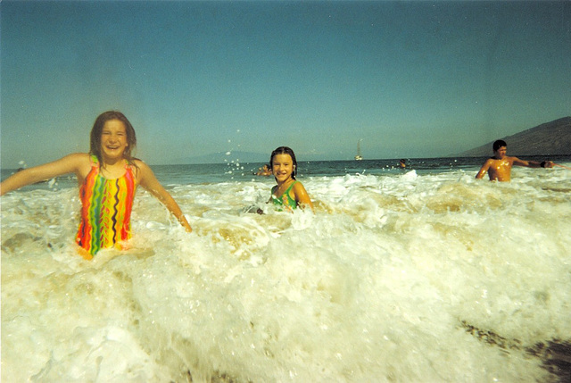 On the beach at Kehei, Maui