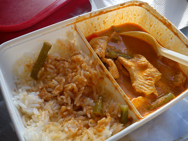 Lunch – Thai curry and rice