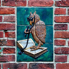 Gable stone in Leiden