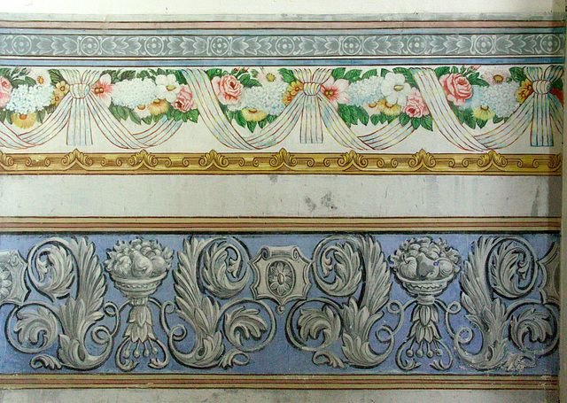 Regency-style wallpaper in the Museo Romántico, Trinidad