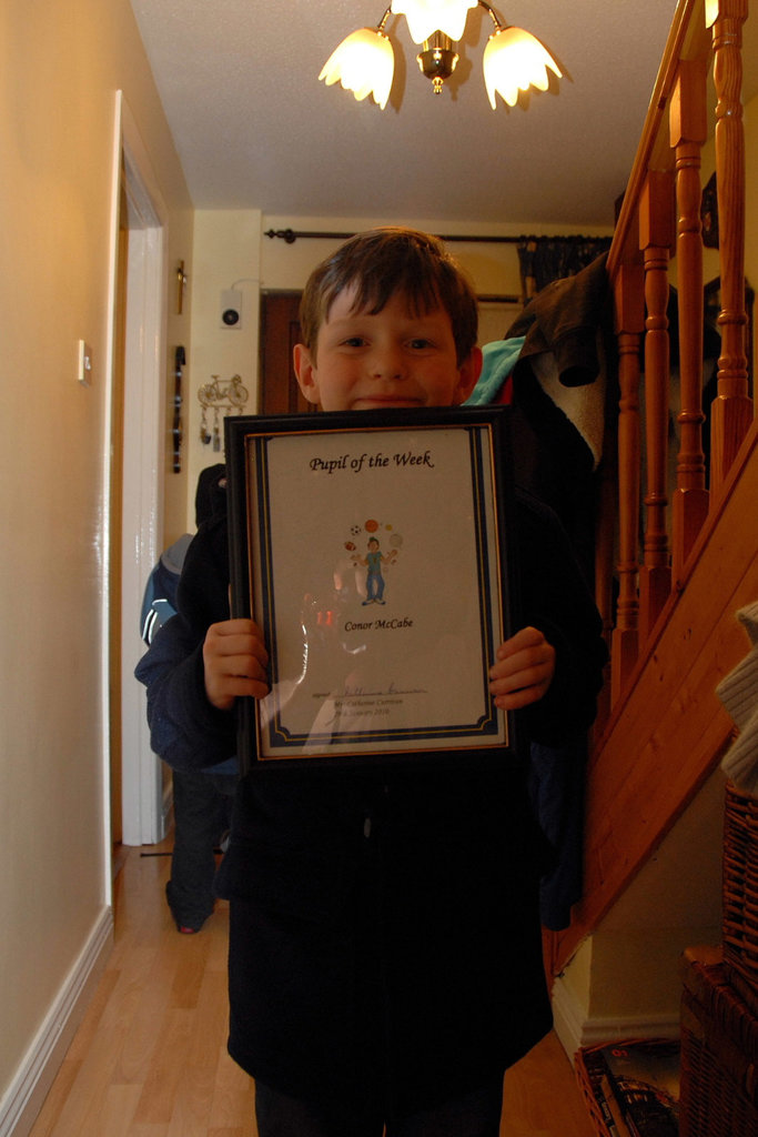 Conor - Pupil of the week