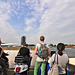 On the ferry across the IJ in Amsterdam