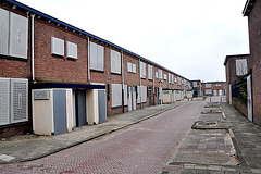 Schimmelstraat with housing about to be demolished