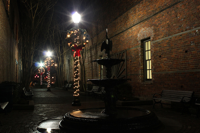 Fountain, alley