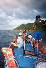 Squid fishing