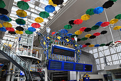 Leiden Centraal station became Londen Park station during the Olympics