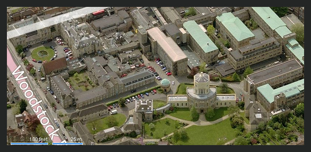 aerial view of Radcliffe Observatory (4 of 5)