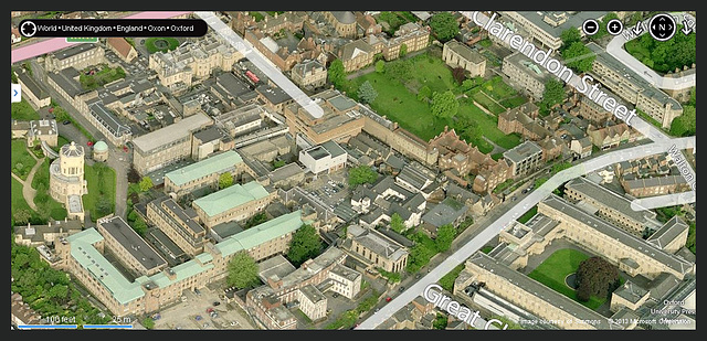 aerial view of Radcliffe Observatory (2 of 5)