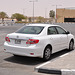 Dubai 2012 – My rental car – Toyota Corolla