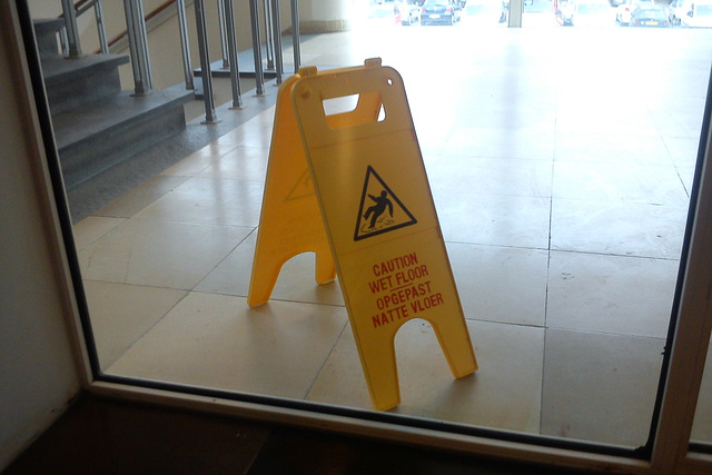 Caution Slippery Floor