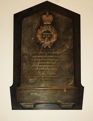 Memorial to Captain John Michael Bradley, Wood, Holy Trinity Church, Newbold Road, Chesterfield, Derbyshire