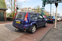 2005 Nissan X-Trail T-Spec DCI climbing a bridge