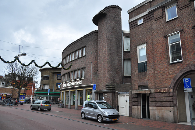 Building on the Korevaarstraat in Leiden