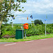 Rural postbox near Bent