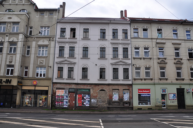 Leipzig – Apartment buildings on the road out of Leipzig