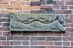 Gable stone in Amsterdam