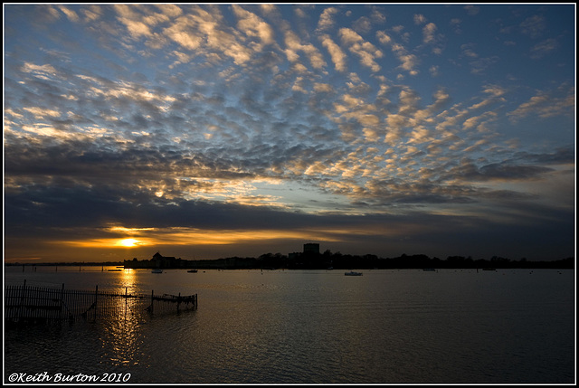 Portchester sunset