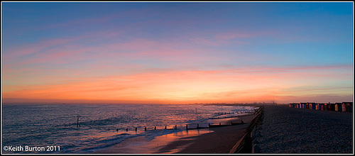 Hayling Sunset Panorama