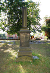 Memorial to George Stephenson, Holy Trinity Church, Newbold Road, Chesterfield, Derbyshire