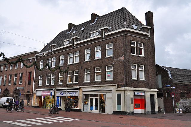 Building on the Korevaarstraat in Leiden