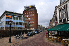 View of the old Biology department buildings of Leiden University