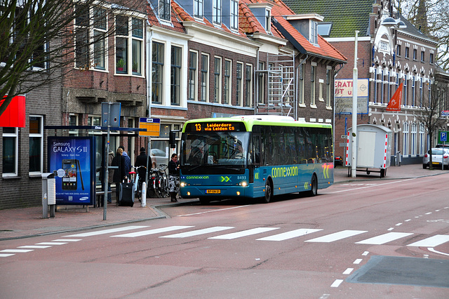 Nr. 13 bus in Leiden