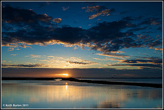 Sunset at Langstone Harbour