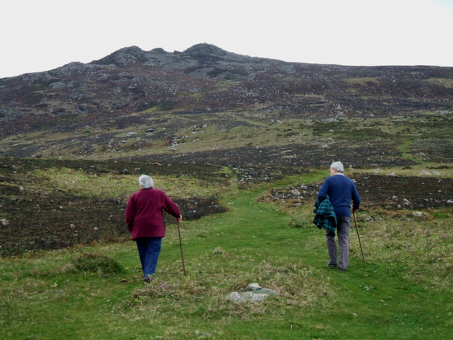 Heading towards Carn Ingli