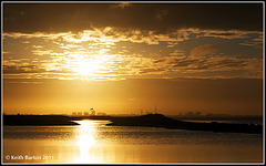 Sunset at Langstone Harbour