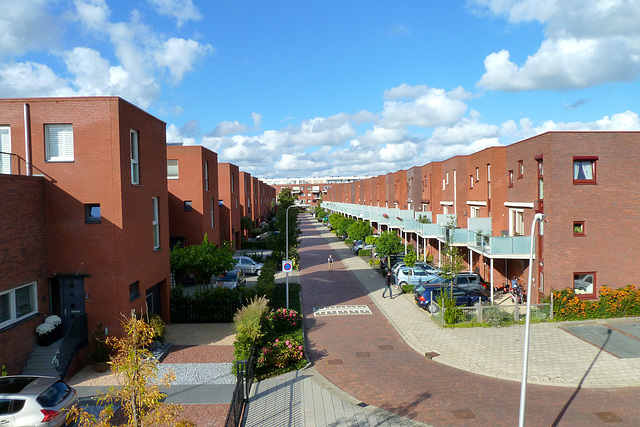 New street in Alphen aan den Rijn