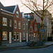 New houses on the Langegracht in Leiden