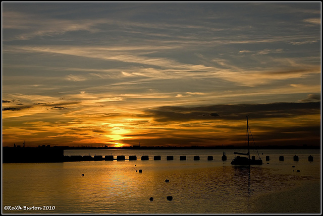 Langstone sunset 2