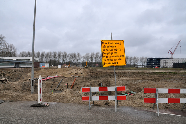 Max Planckweg is weg Max Planckweg is weg