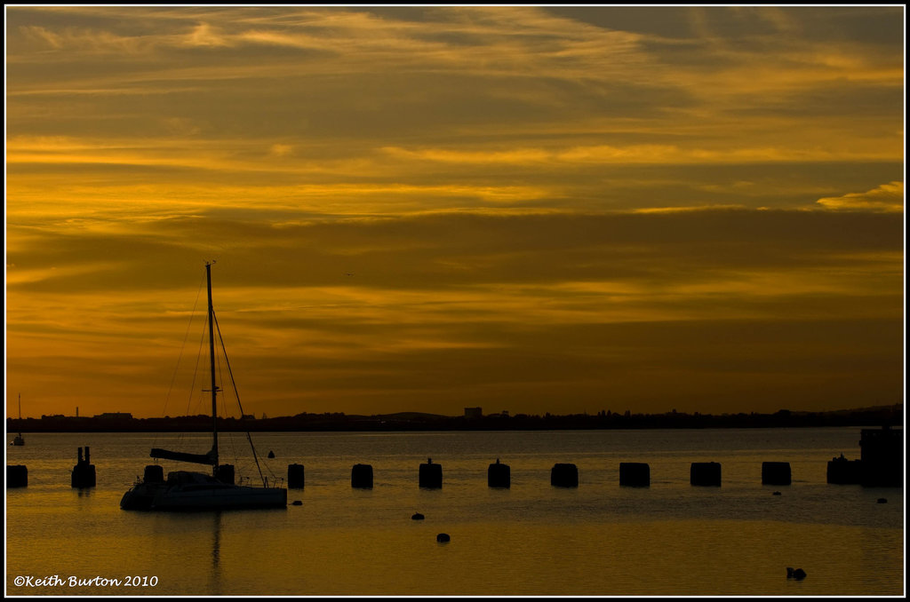 Langstone sunset 13