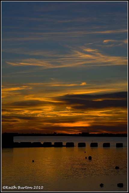 Langstone sunset 3