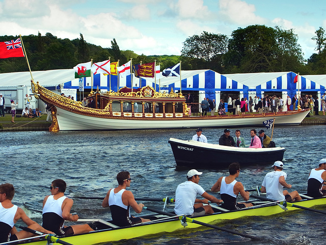 Henley Royal Regatta 14 Royal Barge Gloriana 4