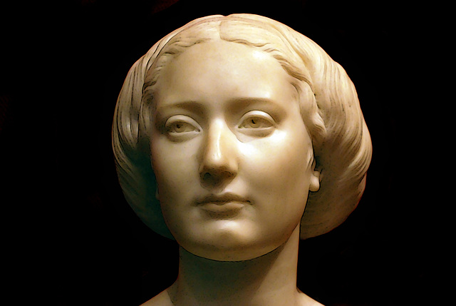 Buste de la Marquise d'Antichamps - 1857 Buste de la Marquise d'Antichamps - 1857