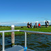 Taking the ferry over the Zaan